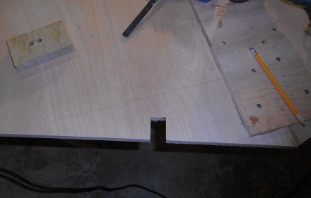 Slot after cutting