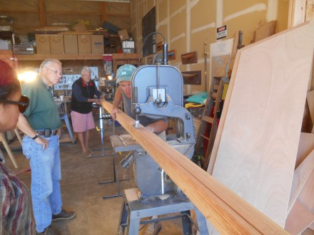 Mast Builders hard at work