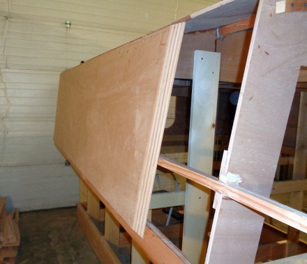 Port side planking -- decent scarf.