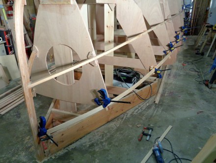 One strip on, 11 to go.  Is that bend a little funk at station 3?