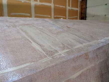 First coat of fairing