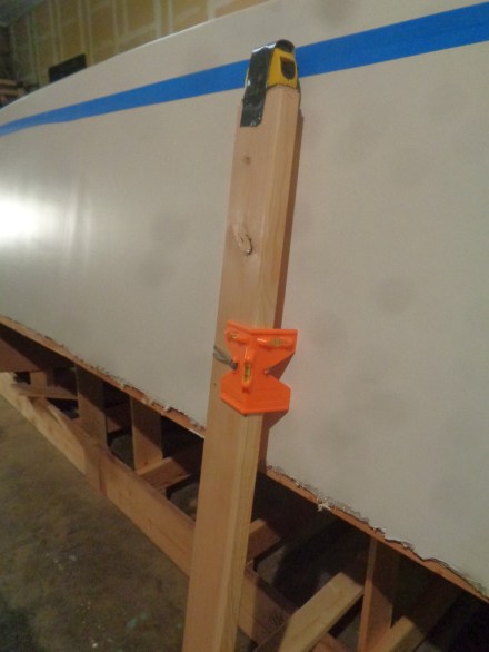 High-tech waterline marker