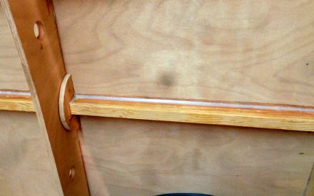 Stringer fillet -- two feet of about 150.