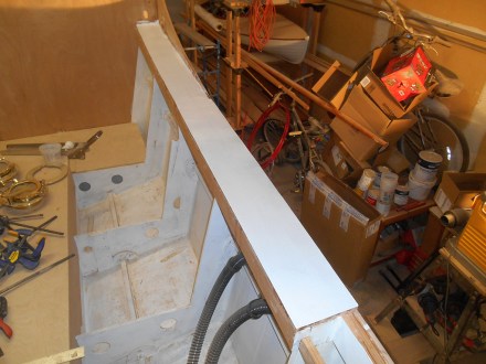 side decks glassed and primed