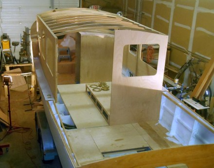 deckhouse bulkhead installed overhead