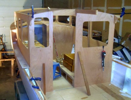 Back porch framing going in.