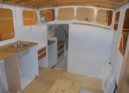 Deckhouse priming.