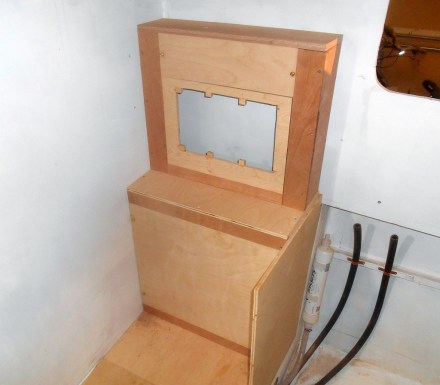 Electrical cabinet is ready for paint