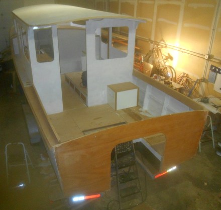 Combings have their caprails on and are all finished except for the finish