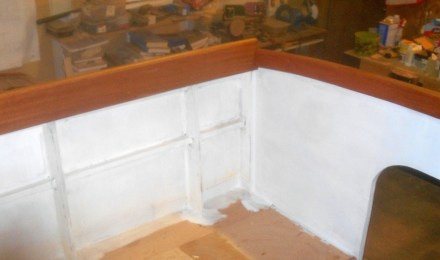 Trim inside the cockpit.