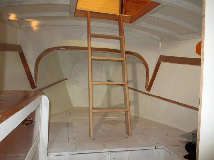 Ladder installed -- works great.