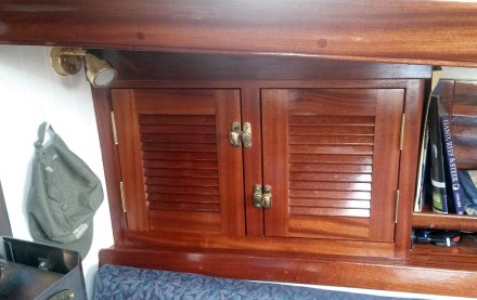 Hand made louvered doors